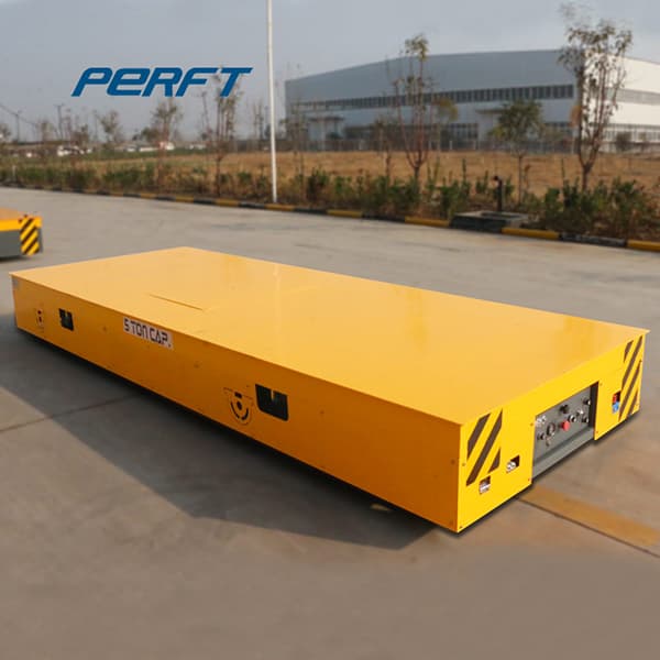 motorized transfer cars with flat deck 6 ton